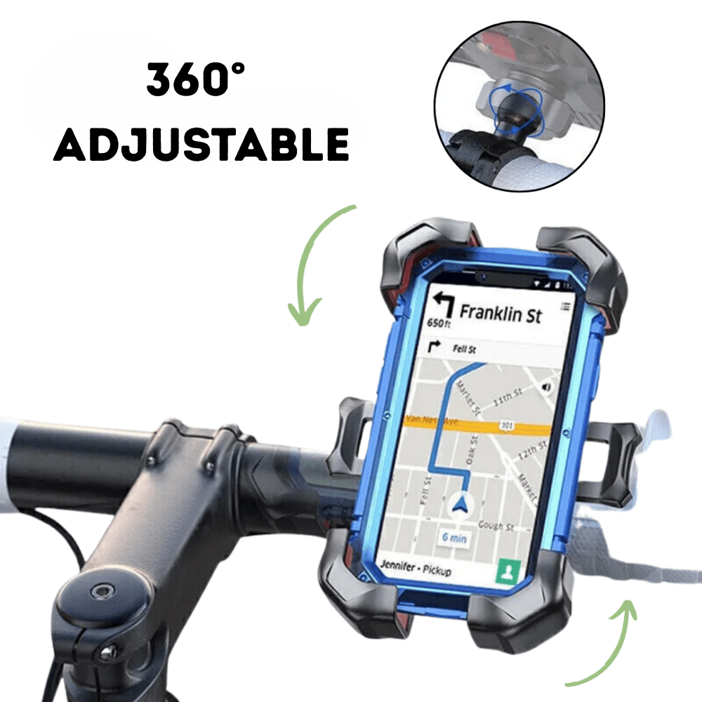 Bike Phone Holder Secure Adjustable Mount