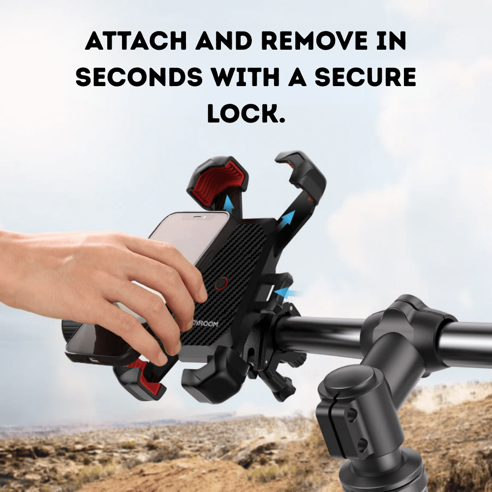 Bike Phone Holder Secure Adjustable Mount