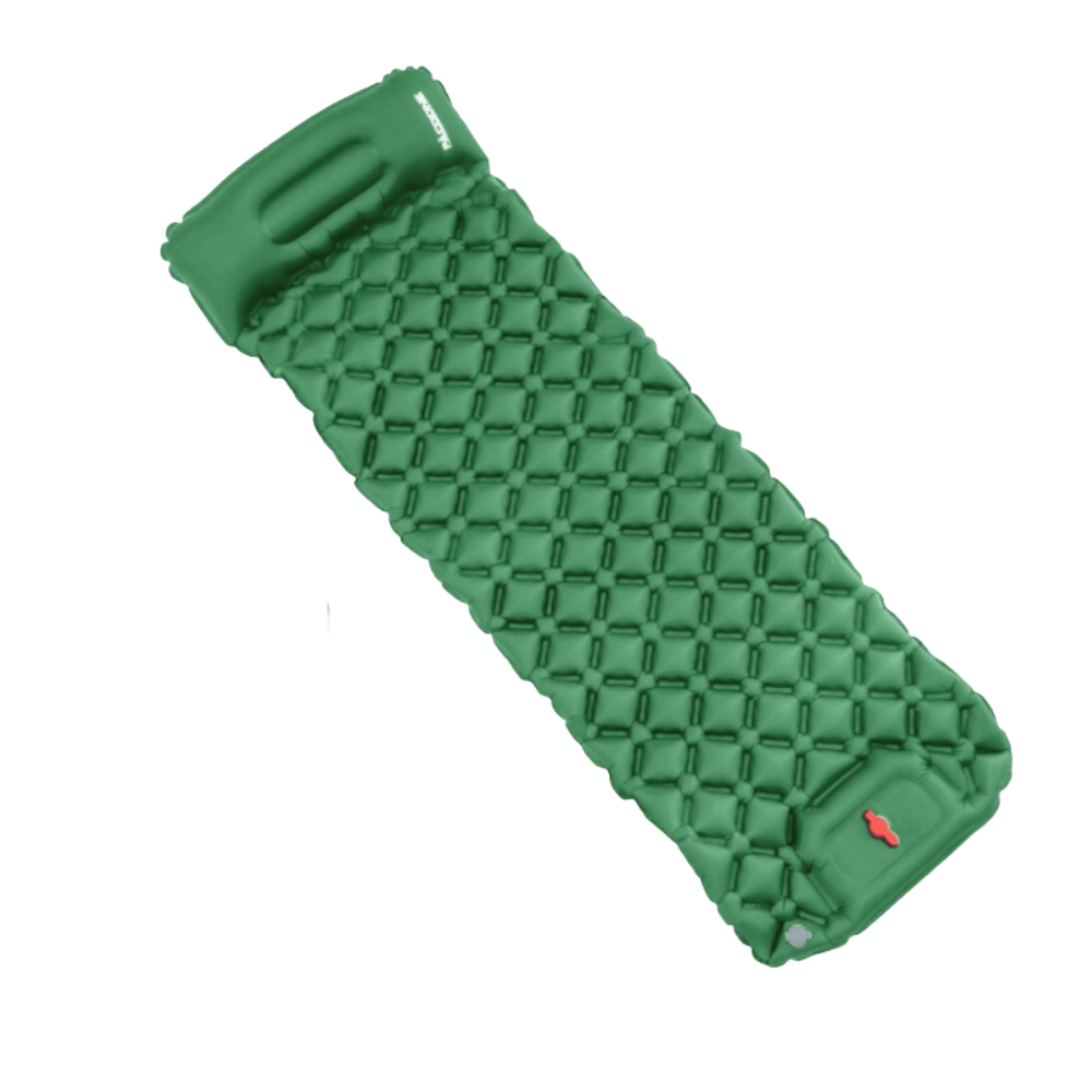 Lightweight Inflatable Sleeping Mat with Built-In Pump