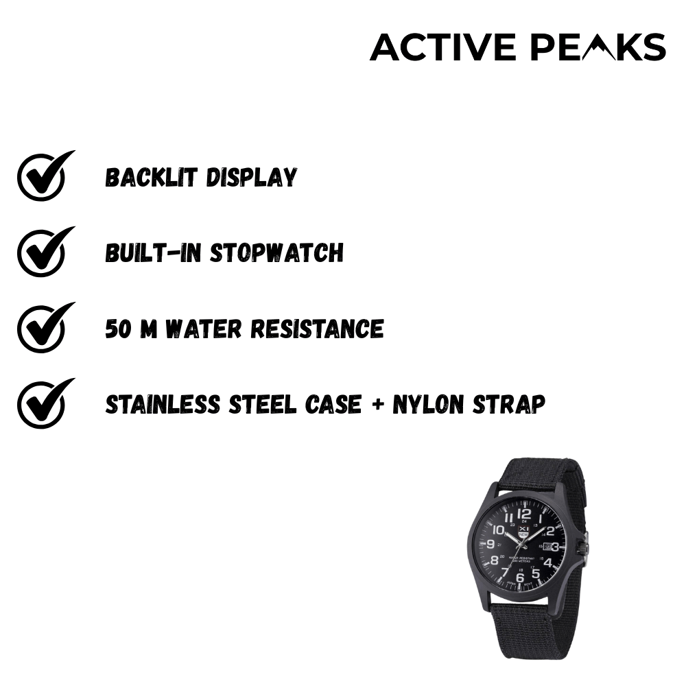 Men’s Water-Resistant Outdoor Watch with Durable Build