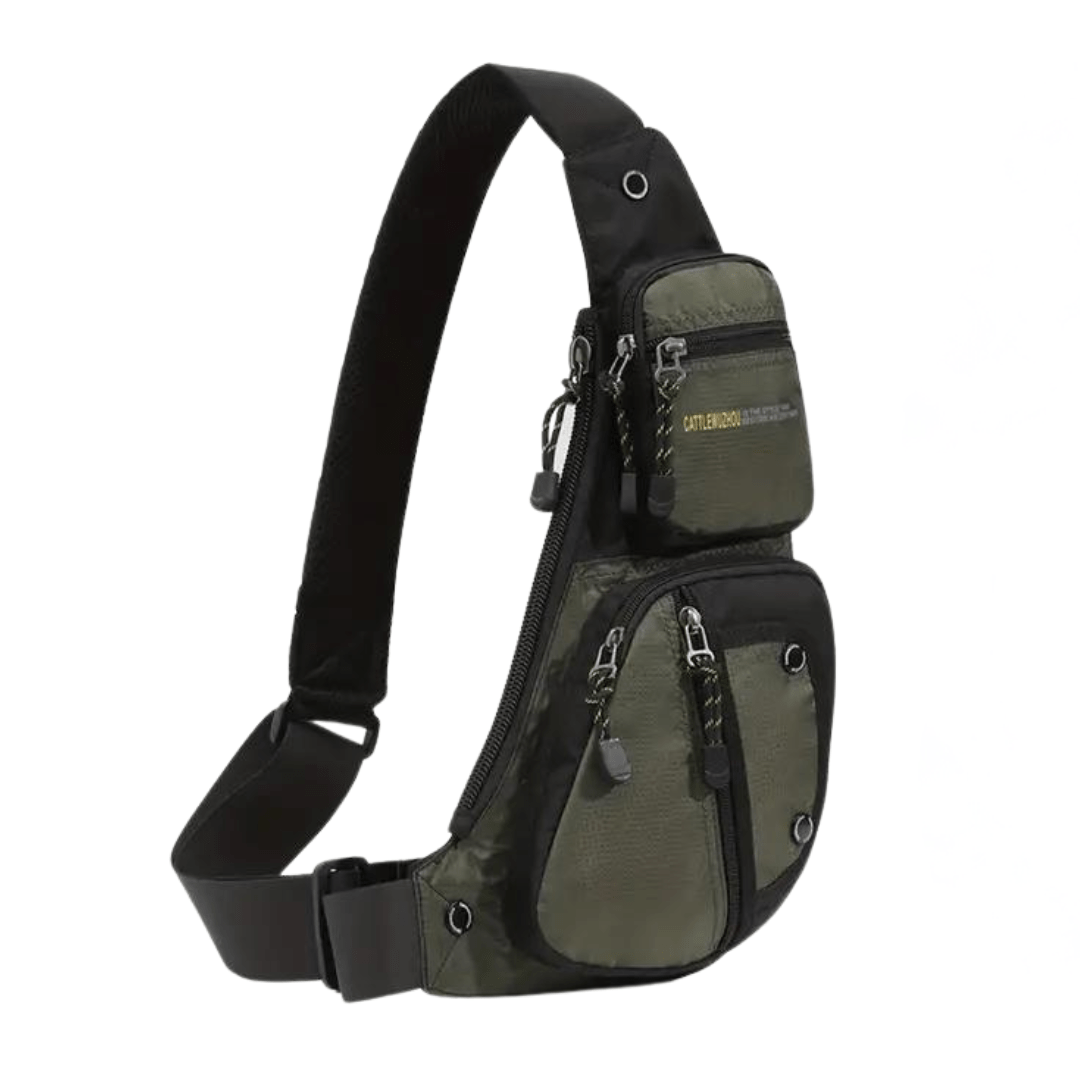 Weather-Resistant Crossbody Bag with Secure Compartments