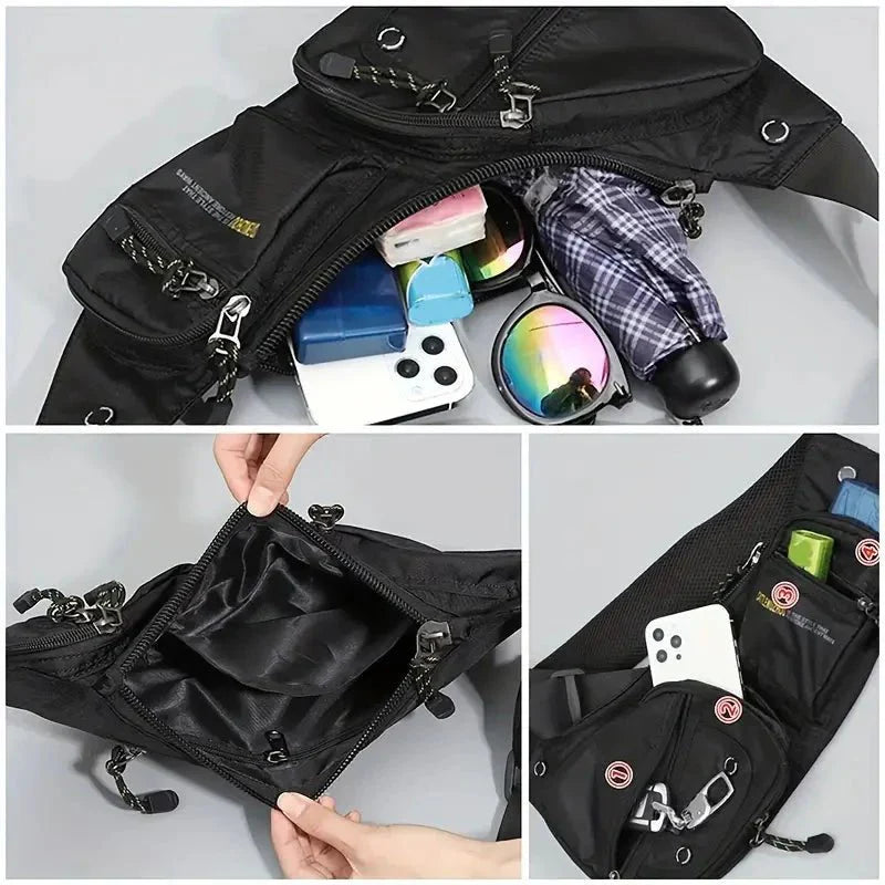 Weather-Resistant Crossbody Bag with Secure Compartments