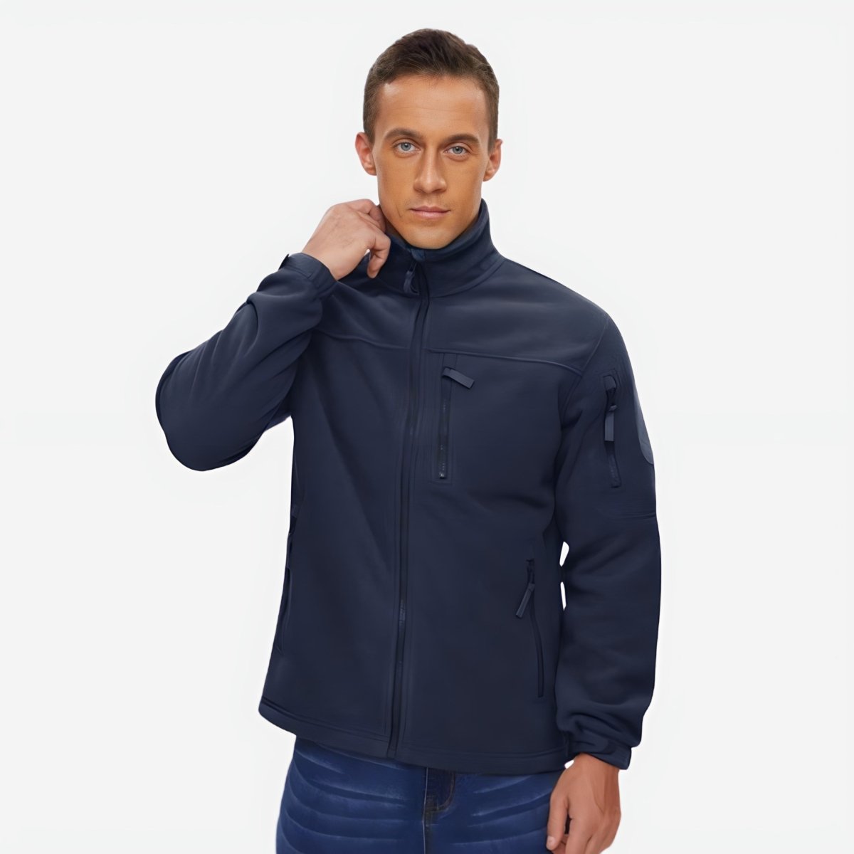 Breathable Thermal Fleece Jacket for Men