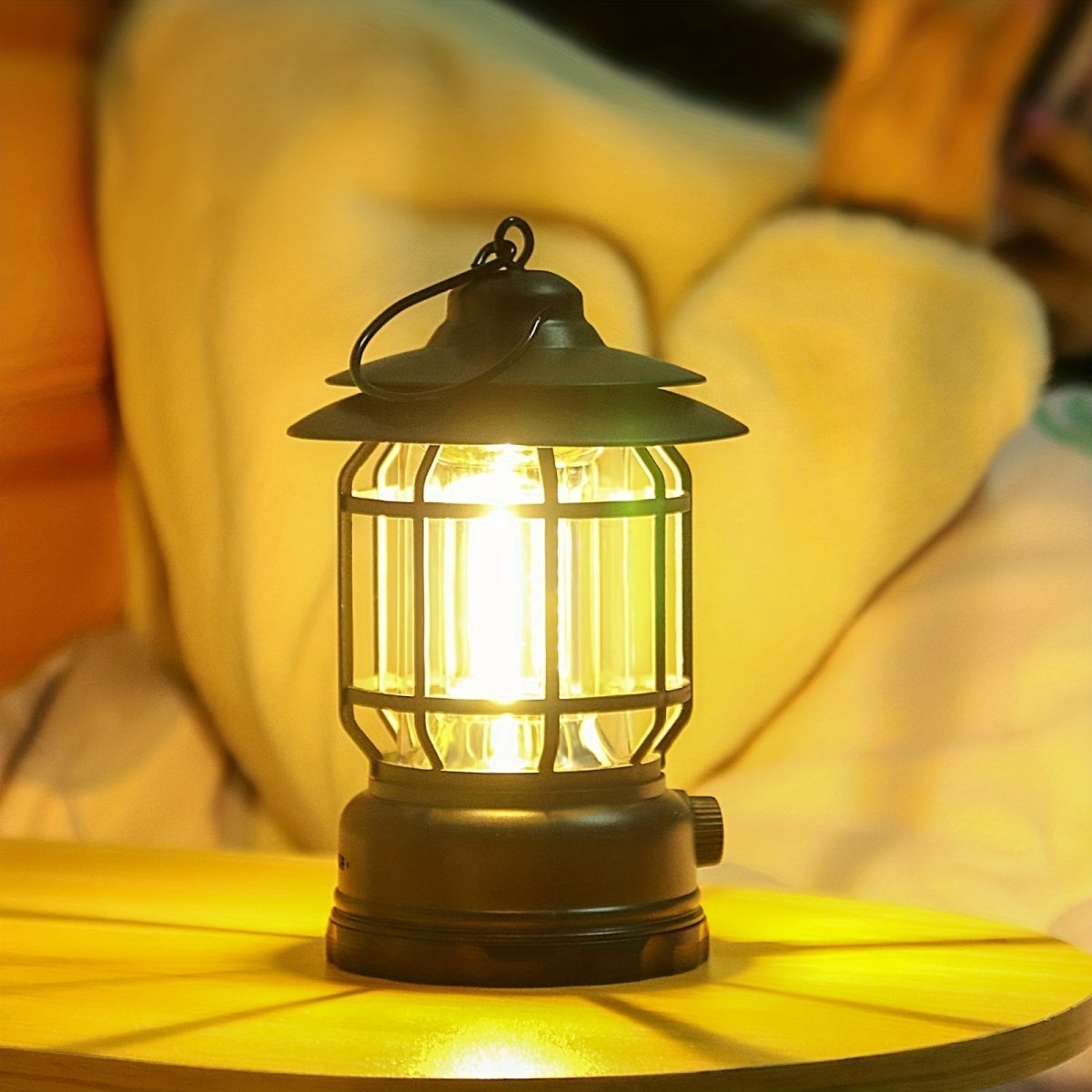 Rechargeable LED Camping Lantern with Adjustable Brightness