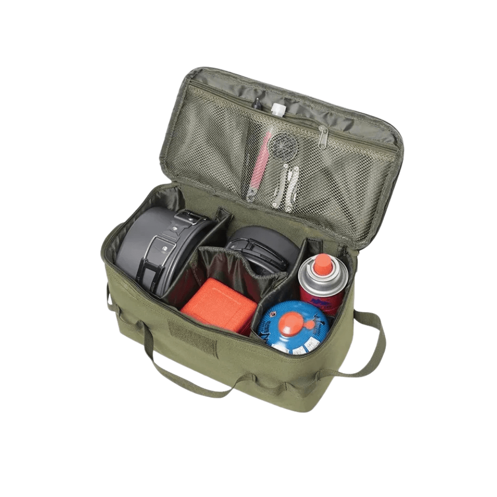 Heavy-Duty Camping Storage Bag for Gas Canisters and Cooking Gear