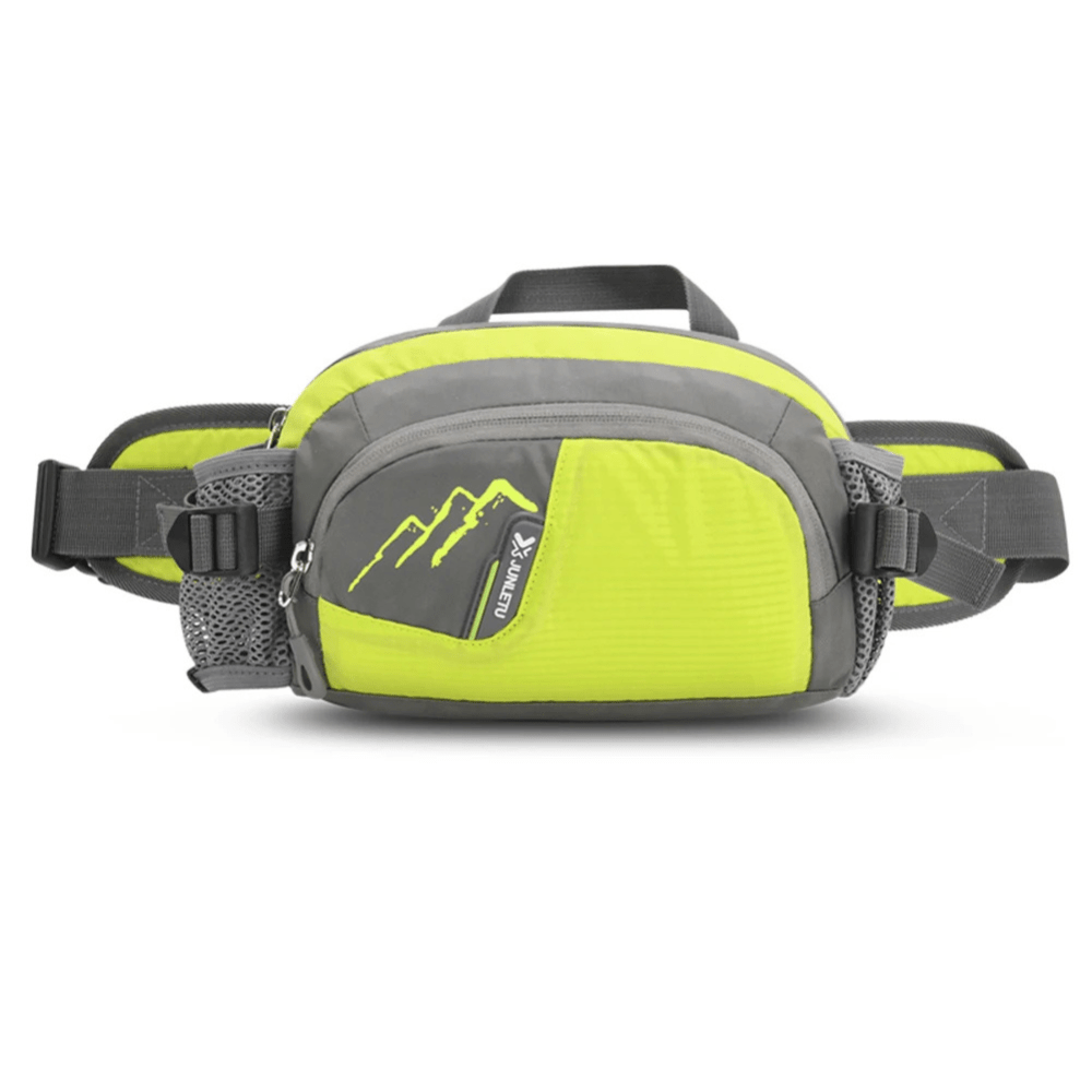 Water-Resistant Running Waist Bag with Bottle Holder