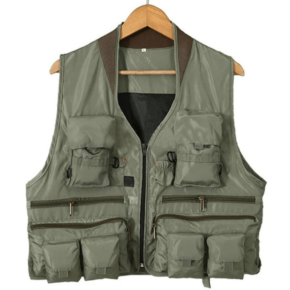 Breathable Quick-Dry Fishing Vest with Multiple Pockets