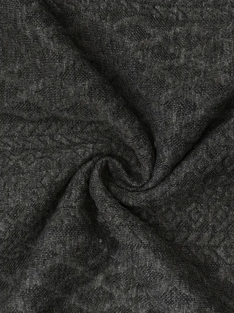 Knitted Outdoor Pullover with Reinforced Patches