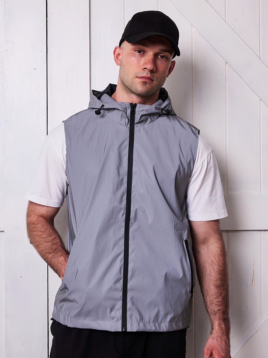 Reflective Vest Lightweight Hooded