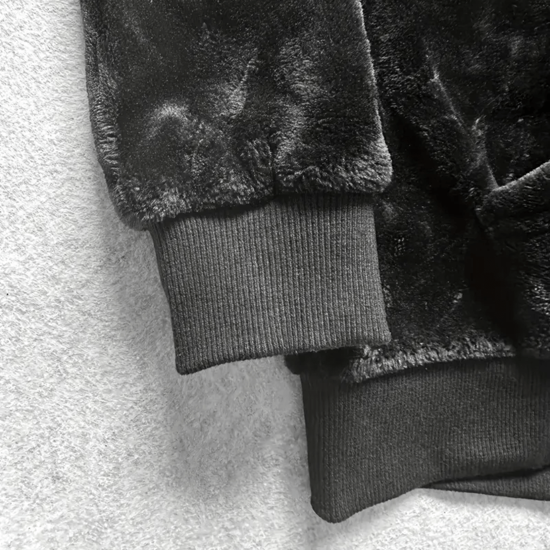 Men’s Fleece-Lined Hoodie Warm Breathable