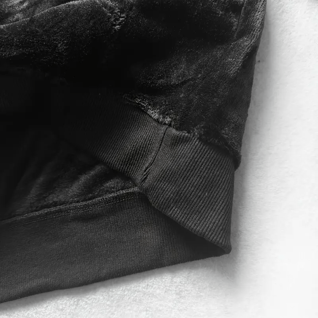 Men’s Fleece-Lined Hoodie Warm Breathable