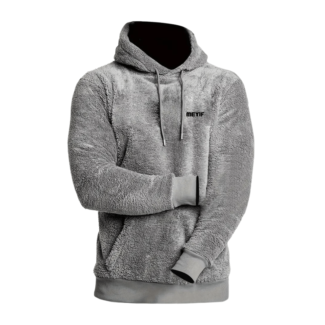 Men’s Fleece-Lined Hoodie Warm Breathable