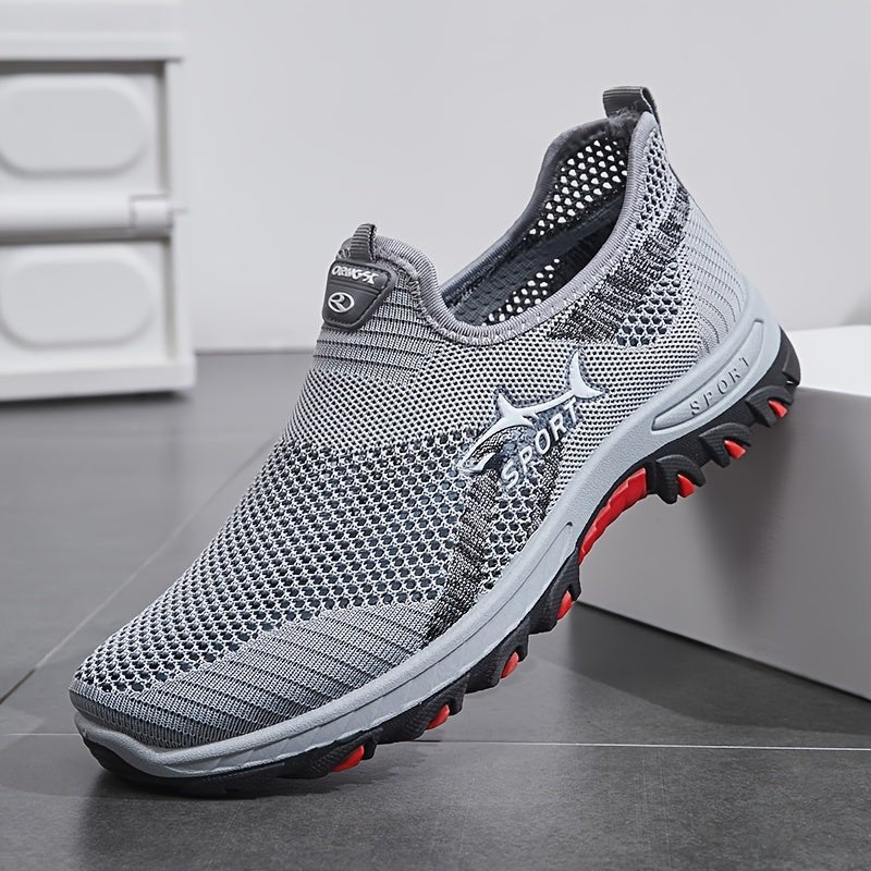 Men's Slip-On Walking Shoes – Breathable Lightweight