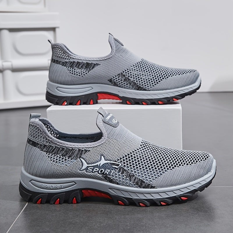 Men's Slip-On Walking Shoes – Breathable Lightweight