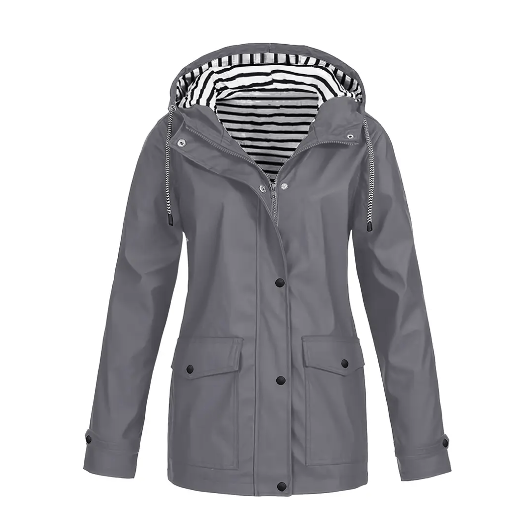 Women’s Waterproof Windproof Jacket with Hood