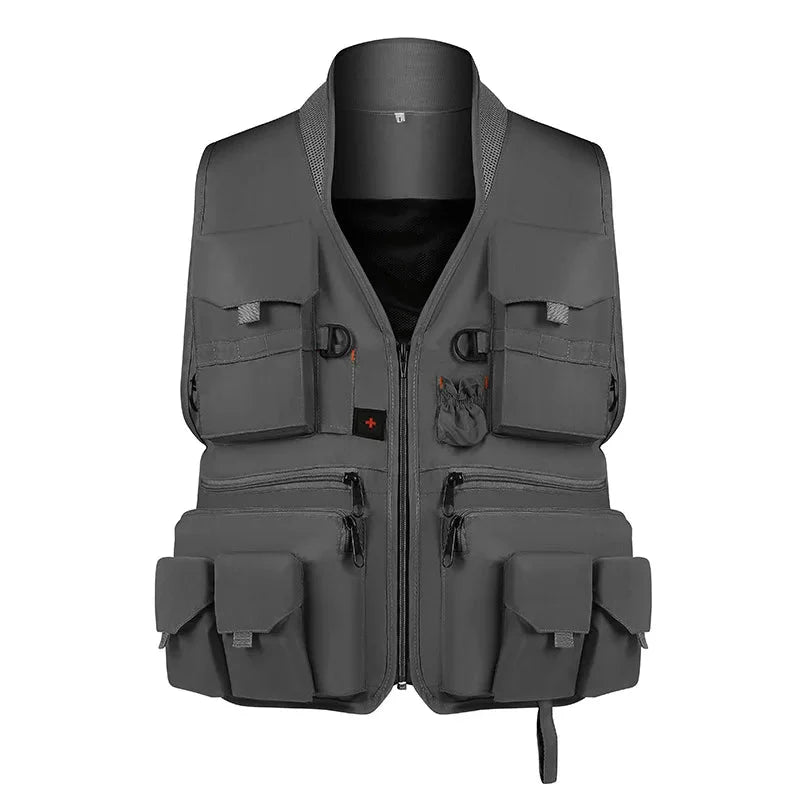 Breathable Quick-Dry Fishing Vest with Multiple Pockets