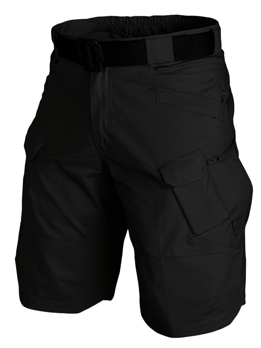Water-Resistant Tactical Cargo Shorts