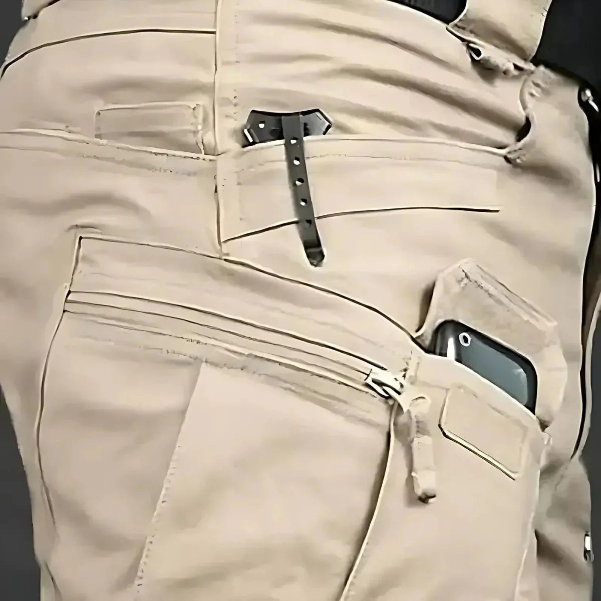 Durable Multi-Pocket Outdoor Trousers for Men