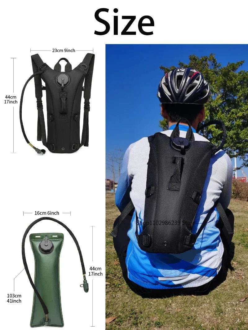 Hydration Backpack 3L Lightweight Water-Resistant