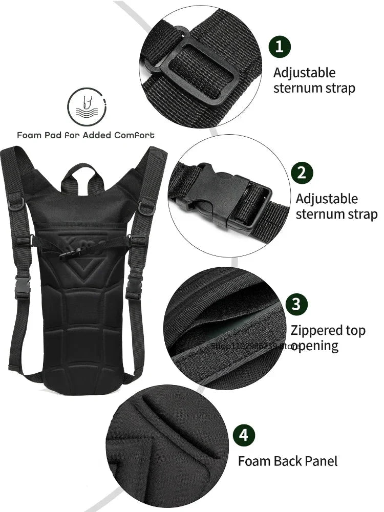 Hydration Backpack 3L Lightweight Water-Resistant