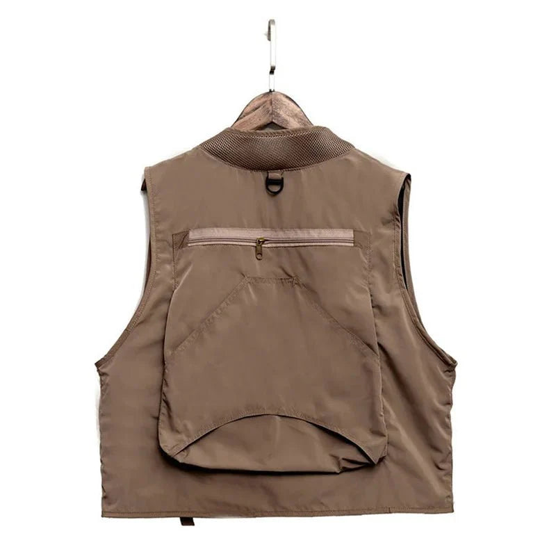Breathable Quick-Dry Fishing Vest with Multiple Pockets