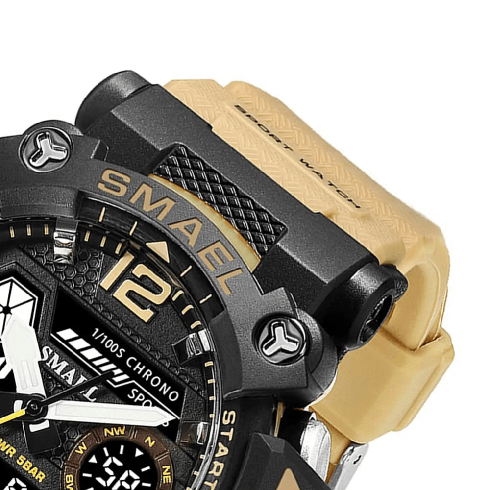 Shock-Resistant Waterproof Outdoor Watch