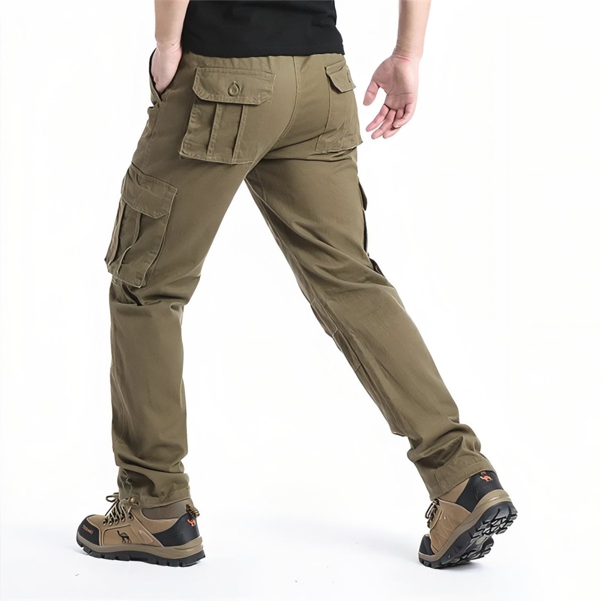 Breathable Hiking Trousers with Cargo Pockets