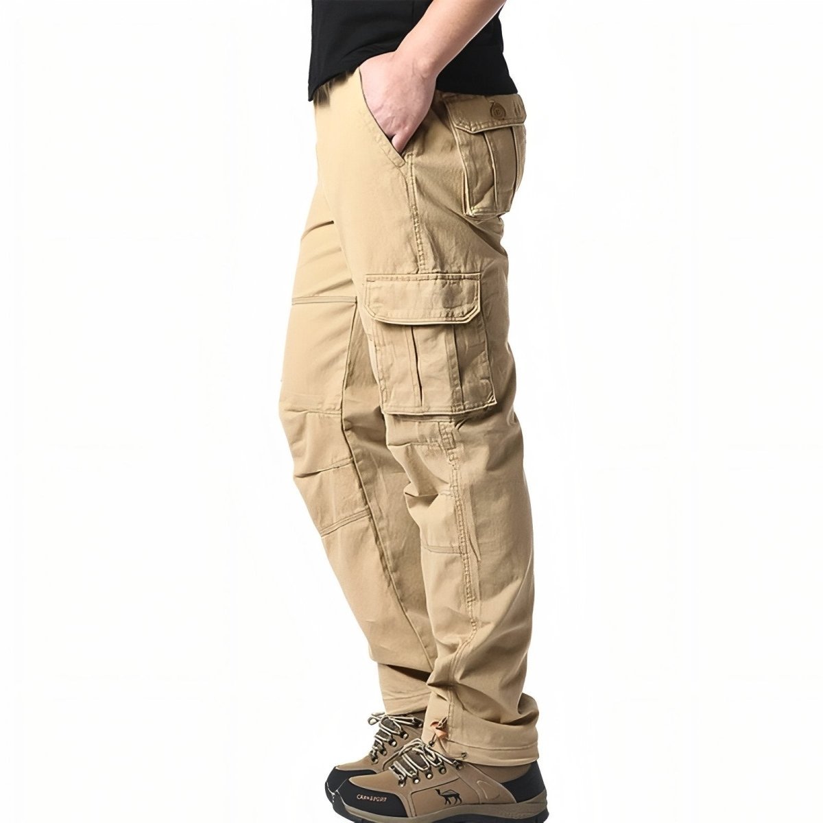 Breathable Hiking Trousers with Cargo Pockets