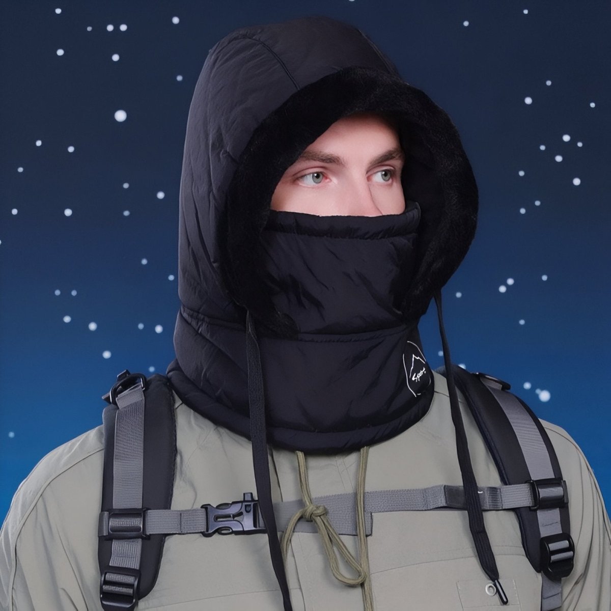 Water-Resistant Thermal Winter Balaclava with Adjustable Fit