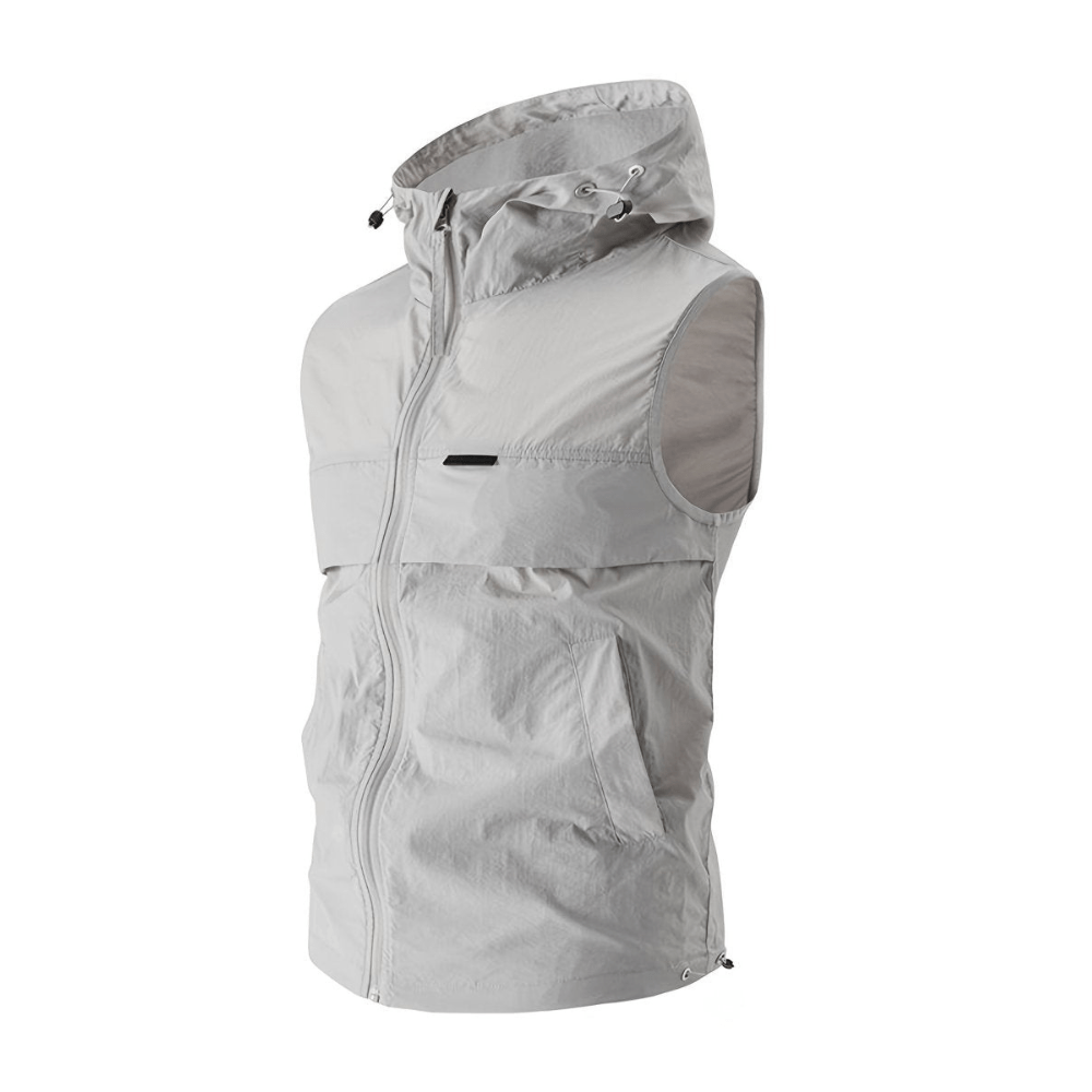 Lightweight Hooded Sleeveless Vest