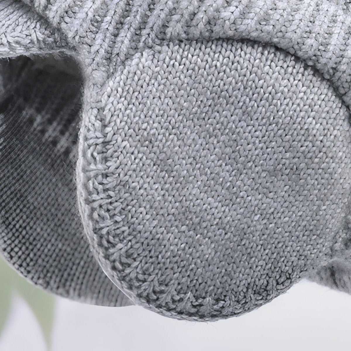 Knitted Winter Hat with Ear Flaps and Visor