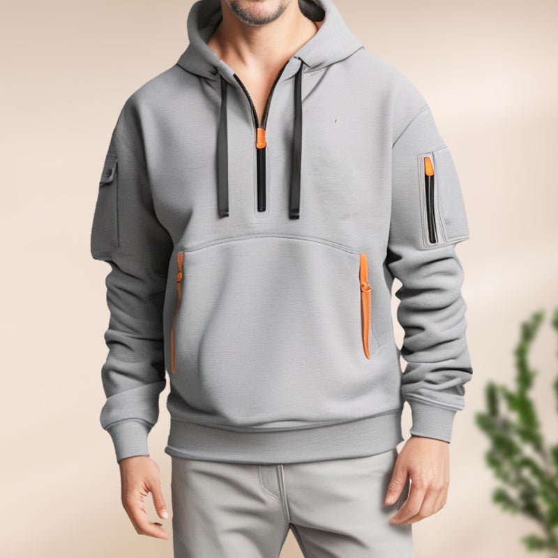 Lightweight Half-Zip Outdoor Hoodie