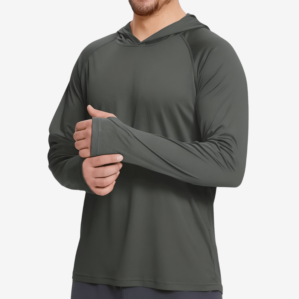 Men’s Breathable Long Sleeve Hiking T-Shirt with UV Protection