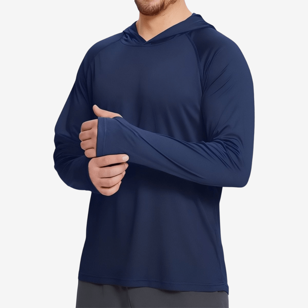 Men’s Breathable Long Sleeve Hiking T-Shirt with UV Protection