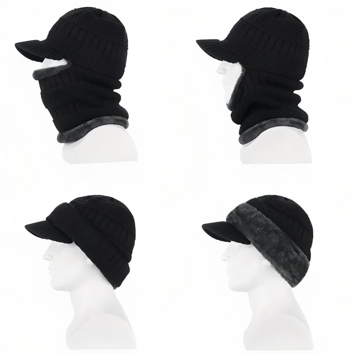 Thermal Winter Balaclava with Integrated Visor