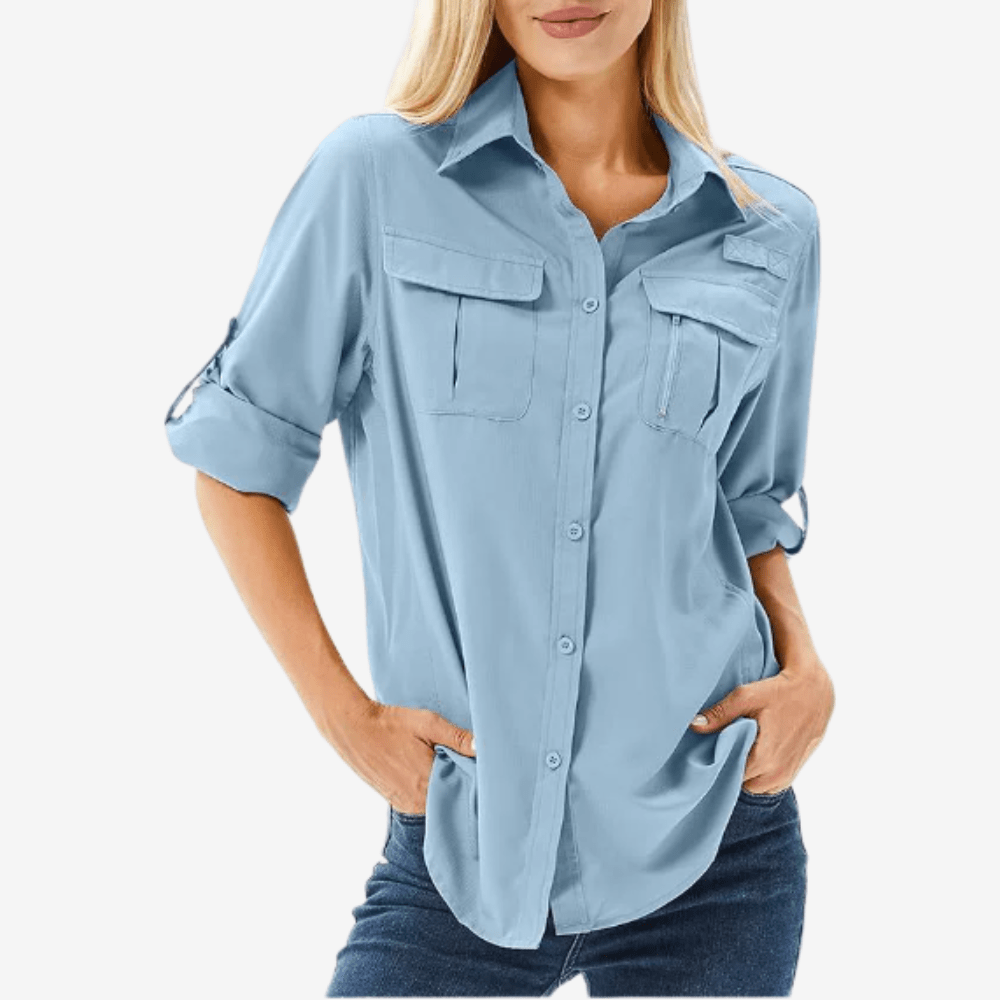 Breathable Long Sleeve Hiking Shirt – Women’s Lightweight