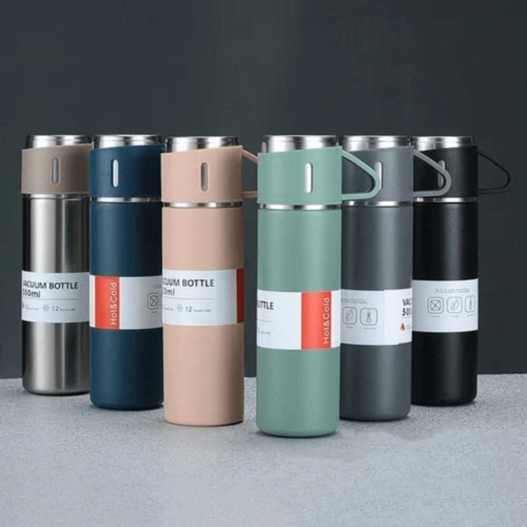 Stainless Steel Thermos Flask 500ml Vacuum Insulated