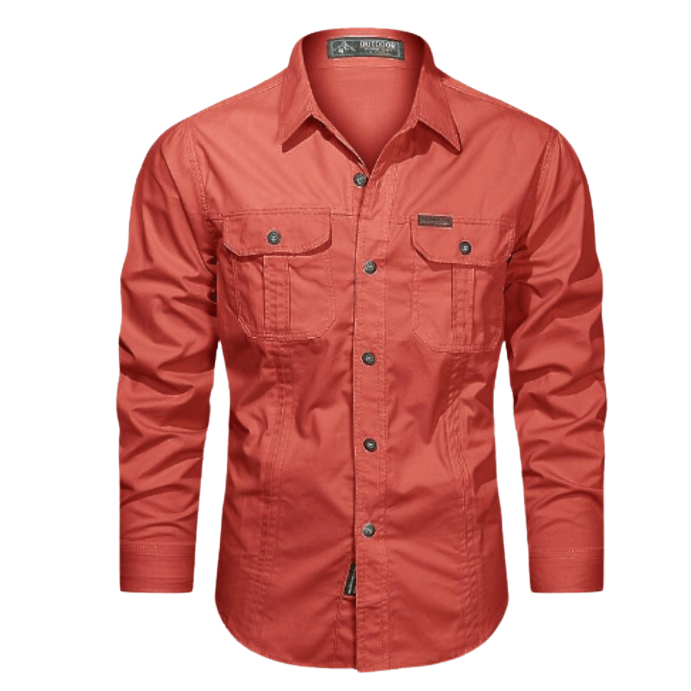Lightweight Durable Long-Sleeve Outdoor Shirt for Men