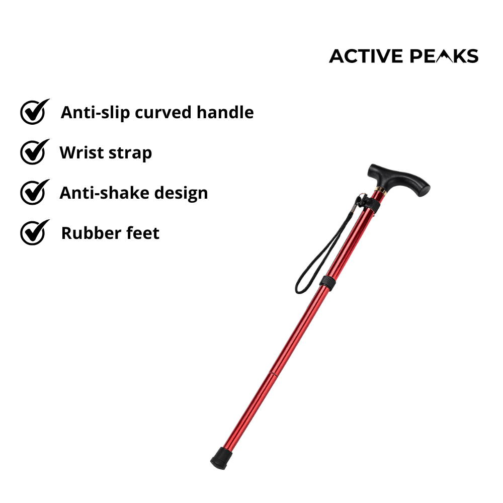 Adjustable Folding Trekking Pole – Lightweight Telescopic Walking Stick