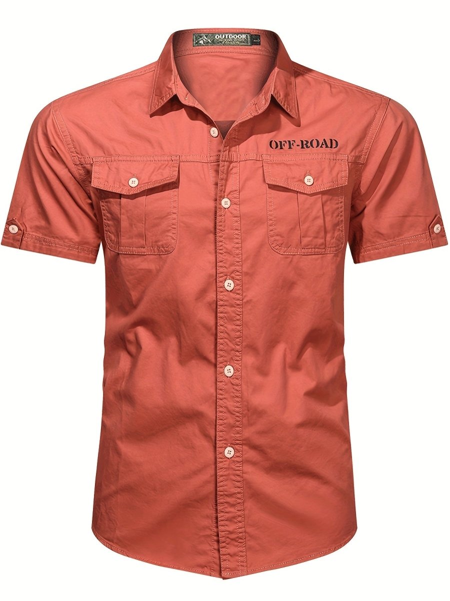 Breathable Cotton Outdoor Shirt for Men