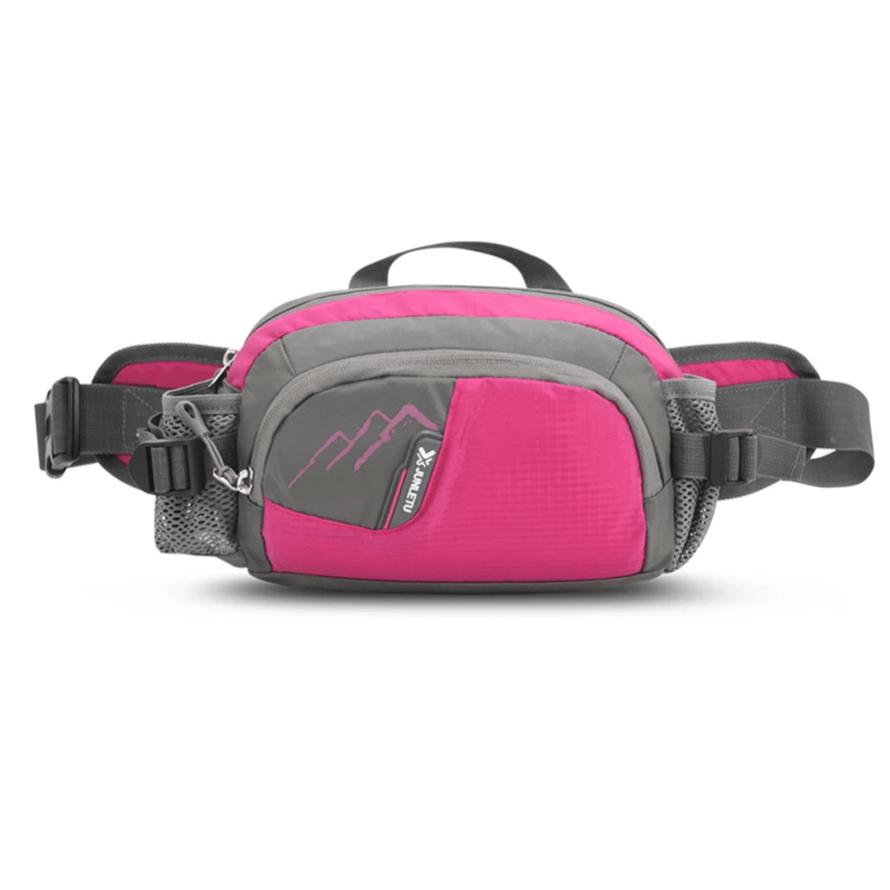 Water-Resistant Running Waist Bag with Bottle Holder