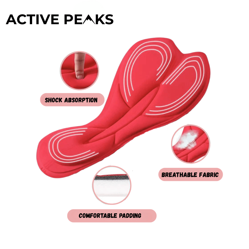 Women’s Breathable Cycling Shorts – Gel-Padded & Supportive Fit