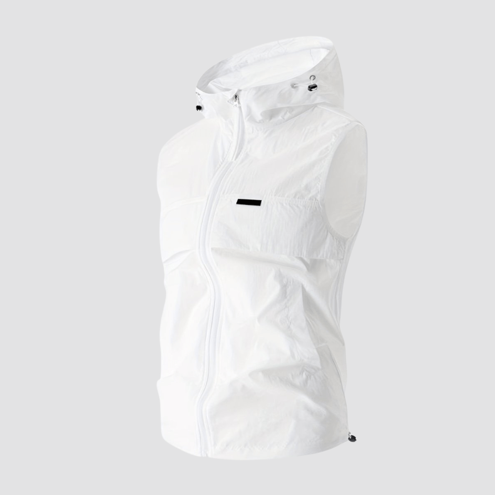 Lightweight Hooded Sleeveless Vest