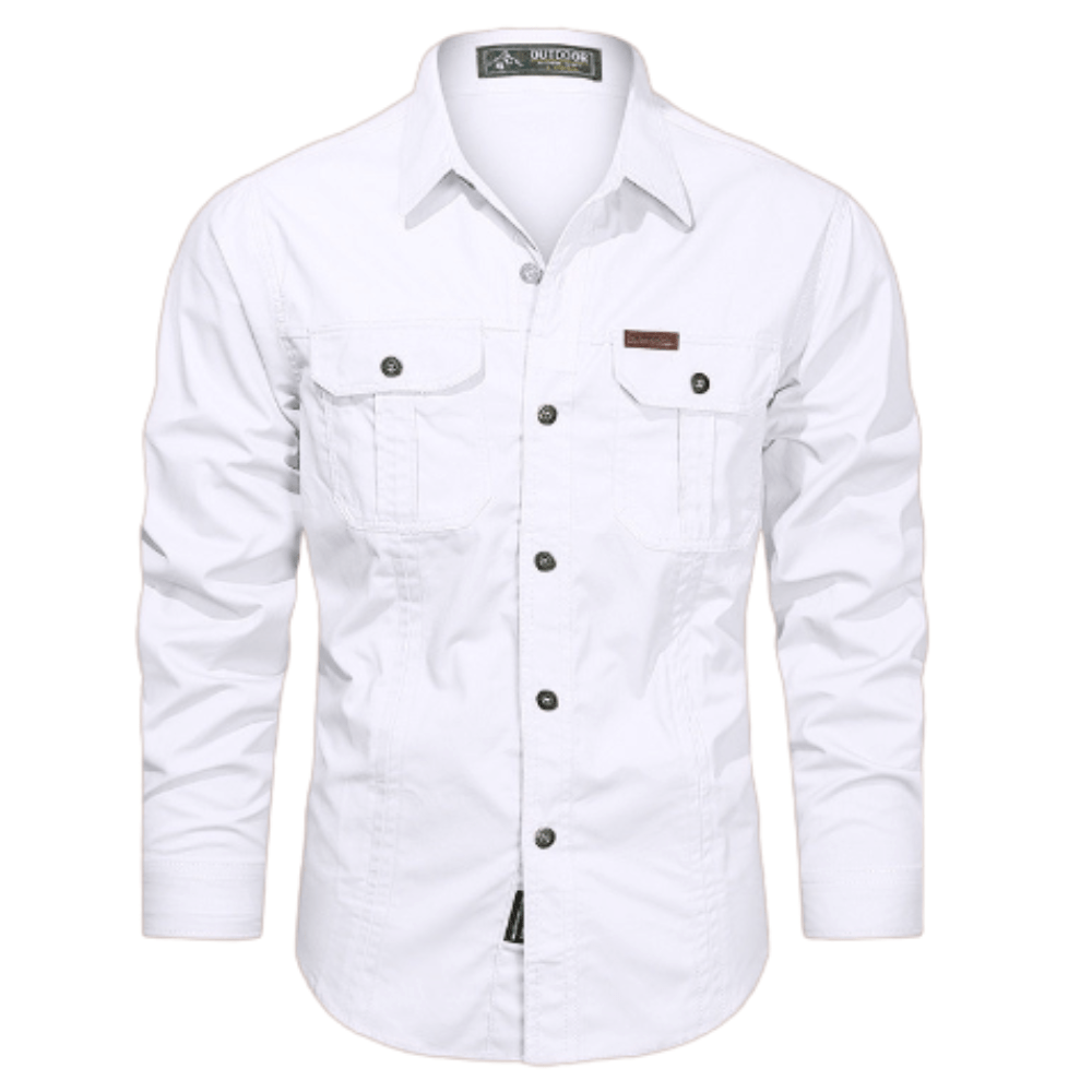 Lightweight Durable Long-Sleeve Outdoor Shirt for Men