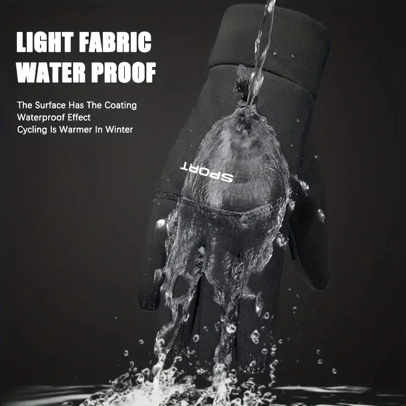 Waterproof Thermal Cycling Gloves with Touchscreen