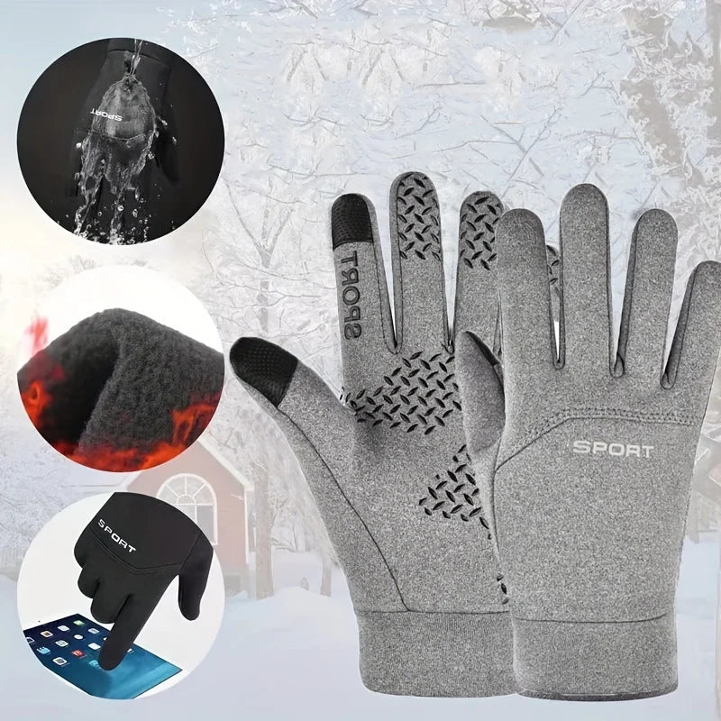 Waterproof Thermal Cycling Gloves with Touchscreen