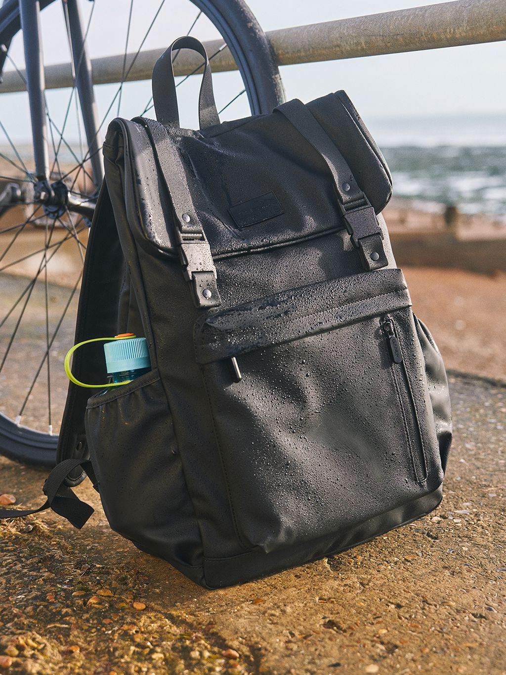 Black Waterproof Backpack