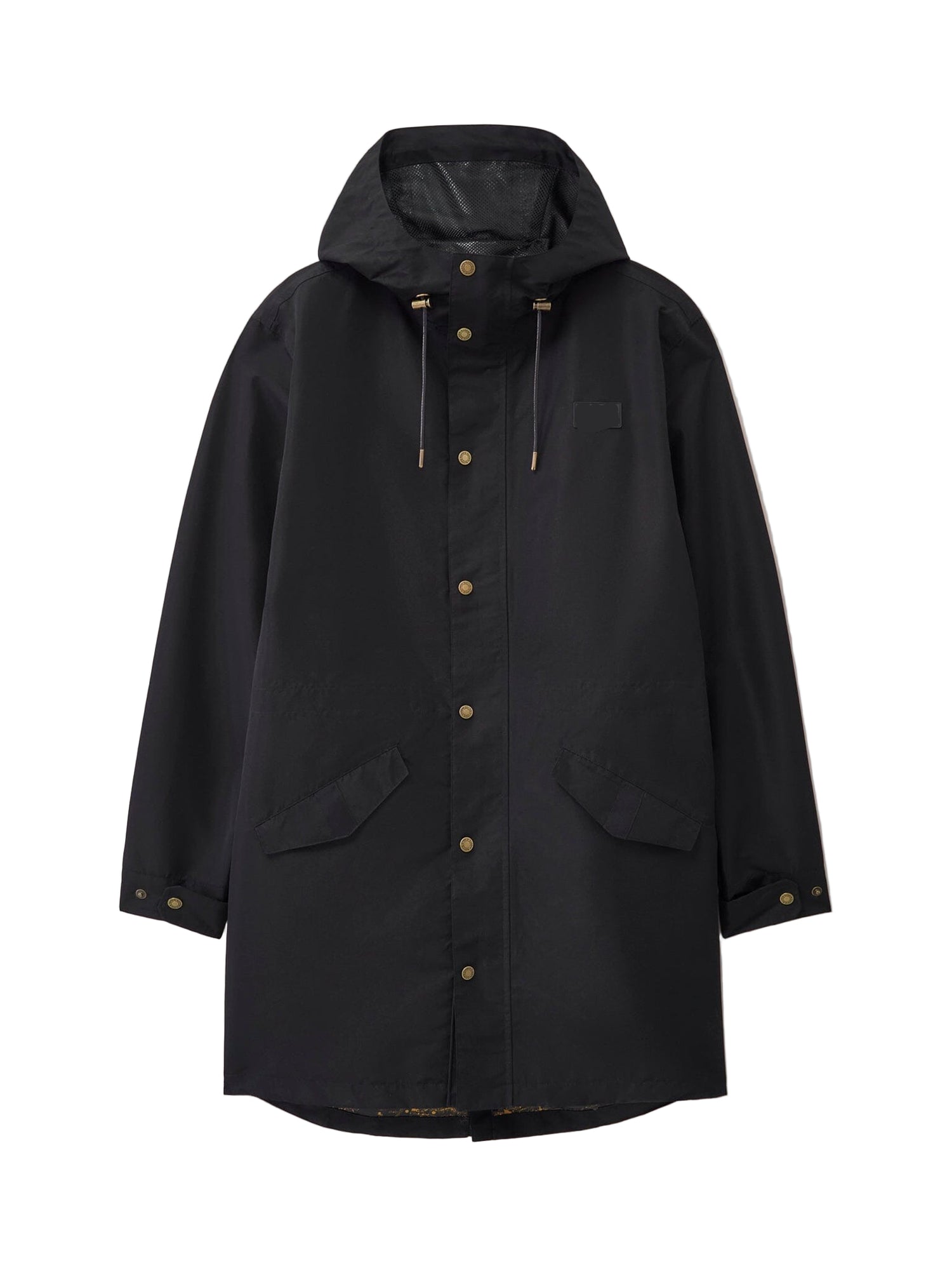 Black Water-Resistant Coat