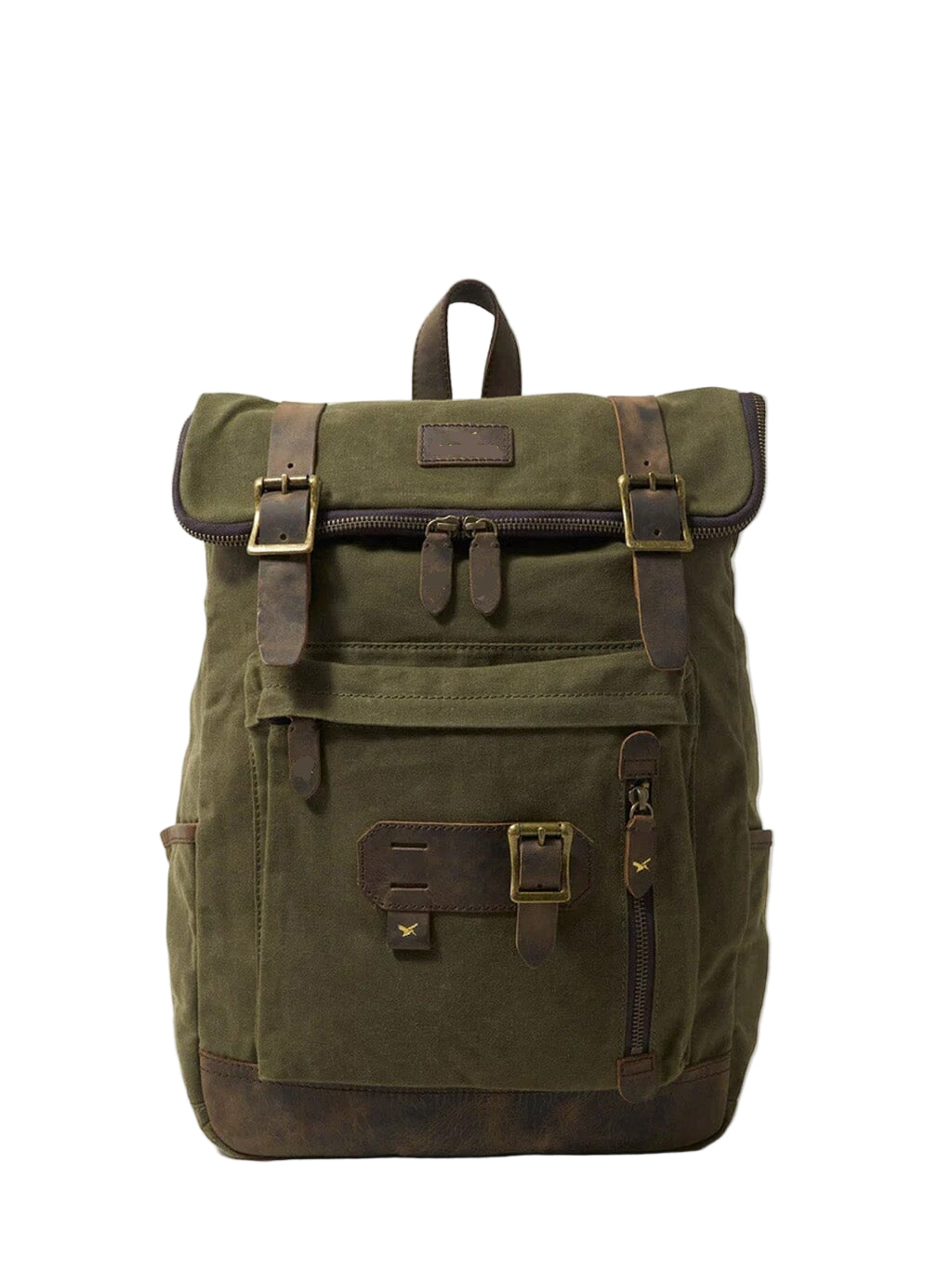 Waxed Organic Cotton Backpack