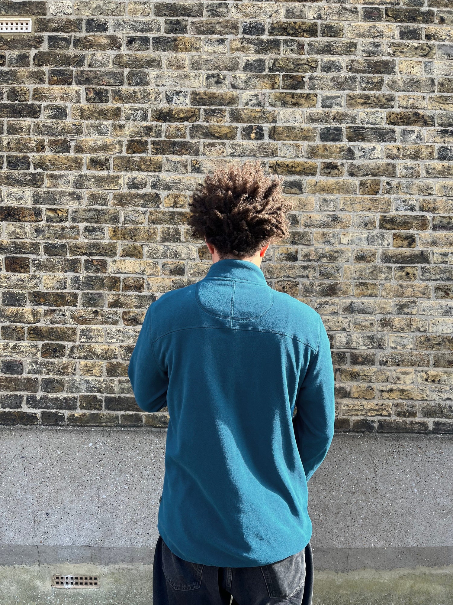 Teal 1/4 Zip Lightweight Fleece